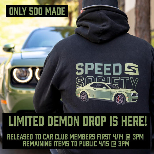 Limited Dodge Demon Merch Drop!