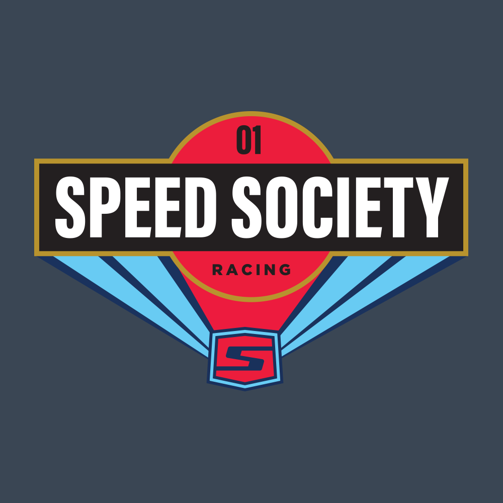 Close-up of the Speed Society Martini T-Shirt graphic