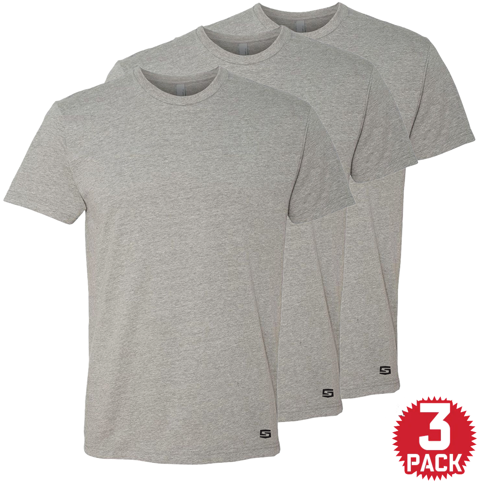Speed Society Basics T-Shirt 3 Pack in gray