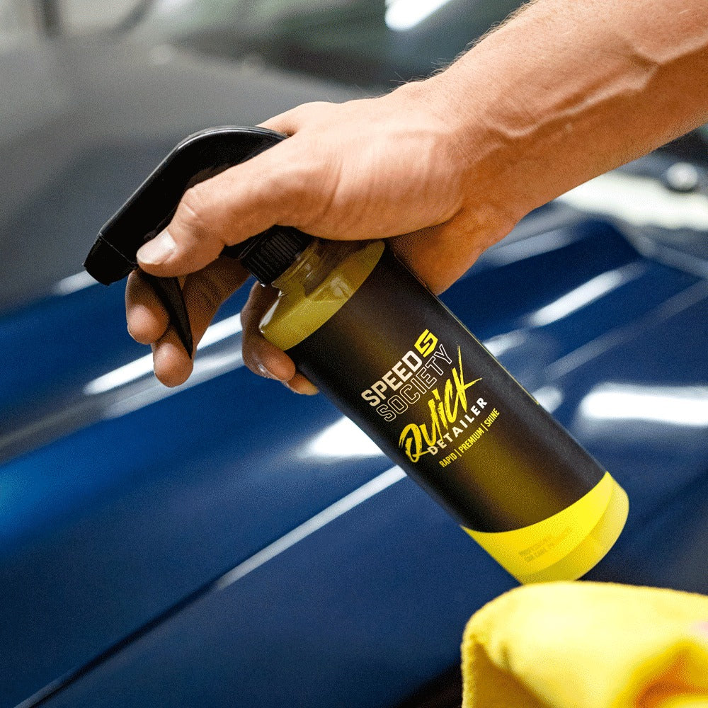 Speed Society Quick Detailer on car paint