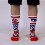 Chasing Checkers Sock