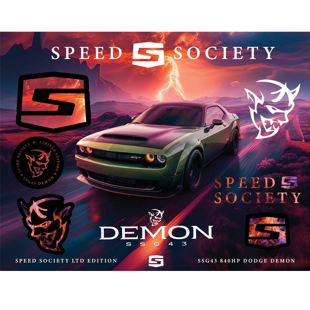 SSG43 Demon Sticker Sheet