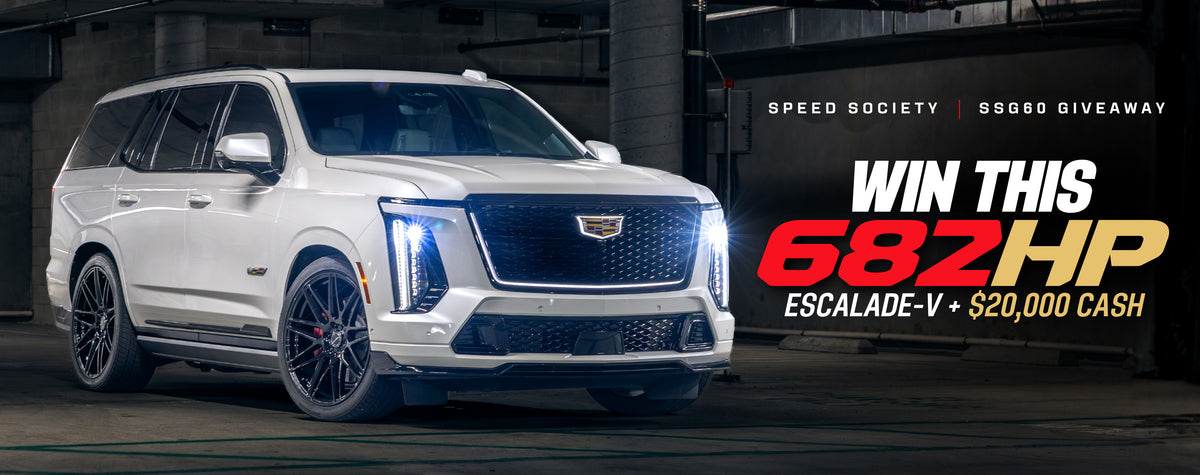 Win this 682HP Cadillac Escalade-V plus $20,000 cash