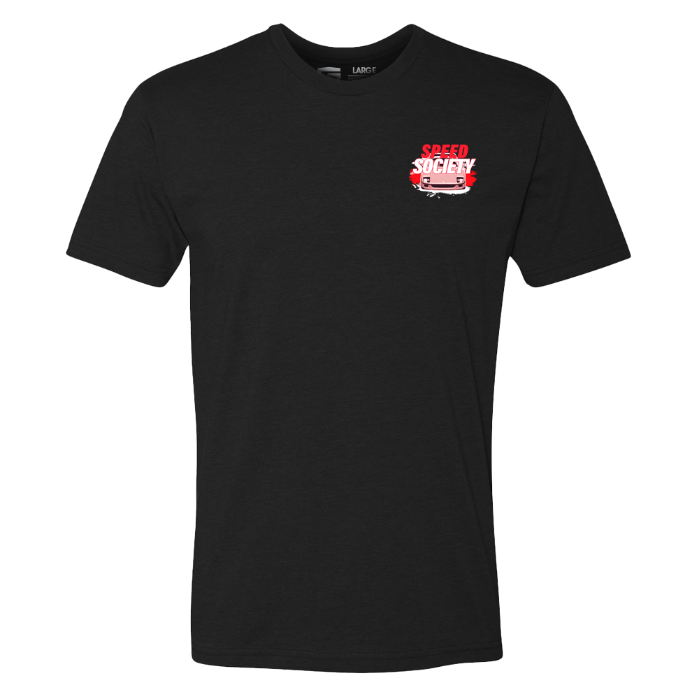 Front of the black Speed Society Enzo T-Shirt