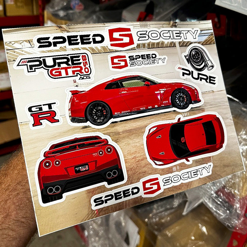 855 Sticker Decals – Speed Society