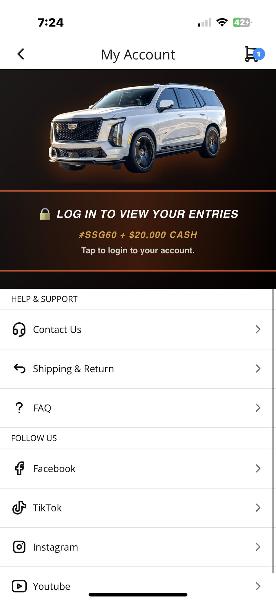 Every entry, always on you.