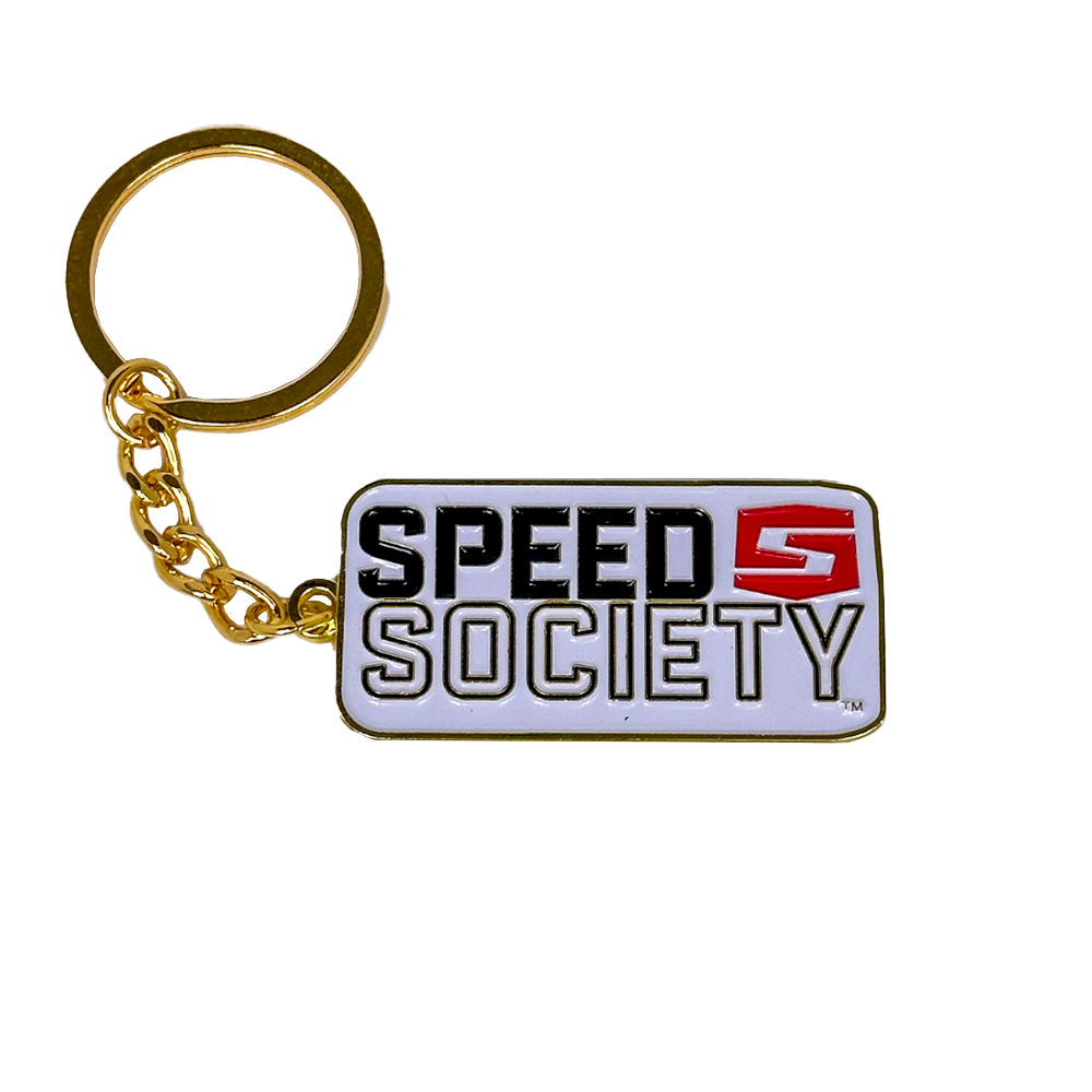 Speed Society Lockup Logo keychain