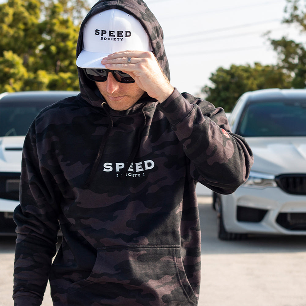 Speed Society Avenue camo hoodie, front