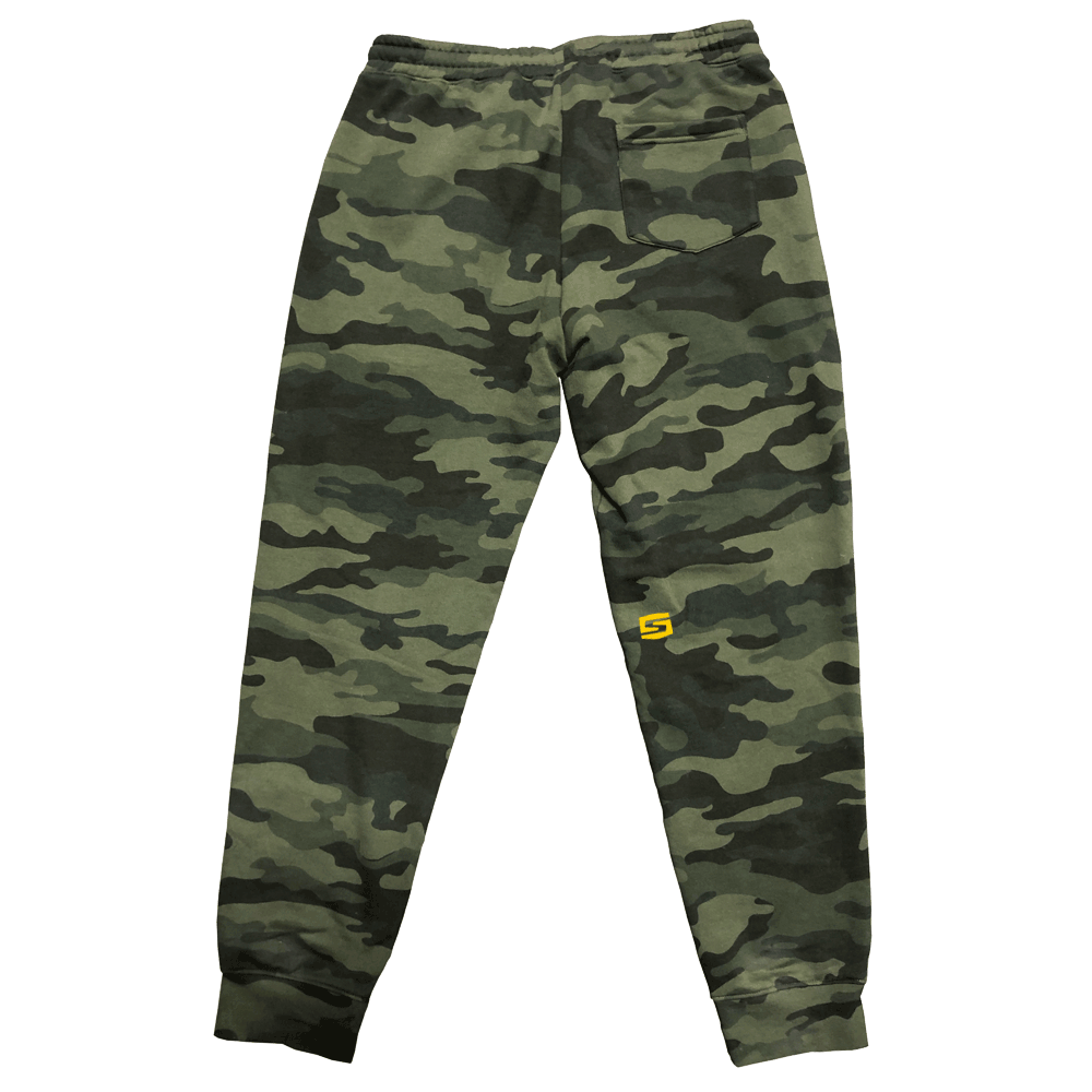 Camo warm up pants hot sale