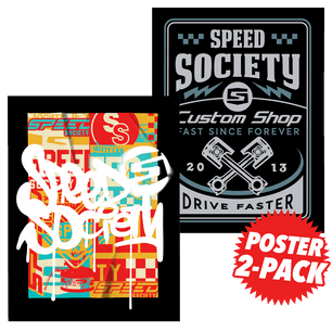 Paste Up X Custom Shop Poster Collection (2 Pack)