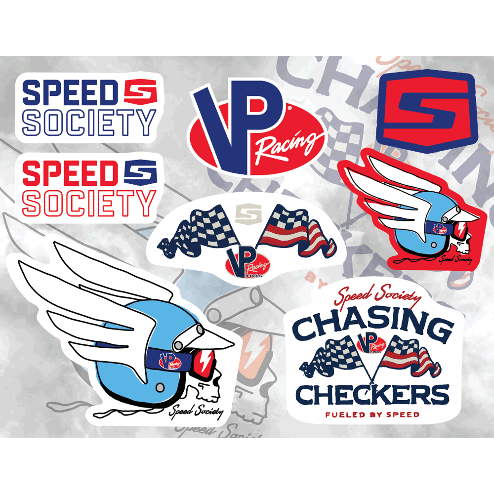 Chasing Checkers Sticker Sheet