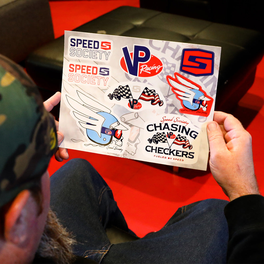 Chasing Checkers Sticker Sheet