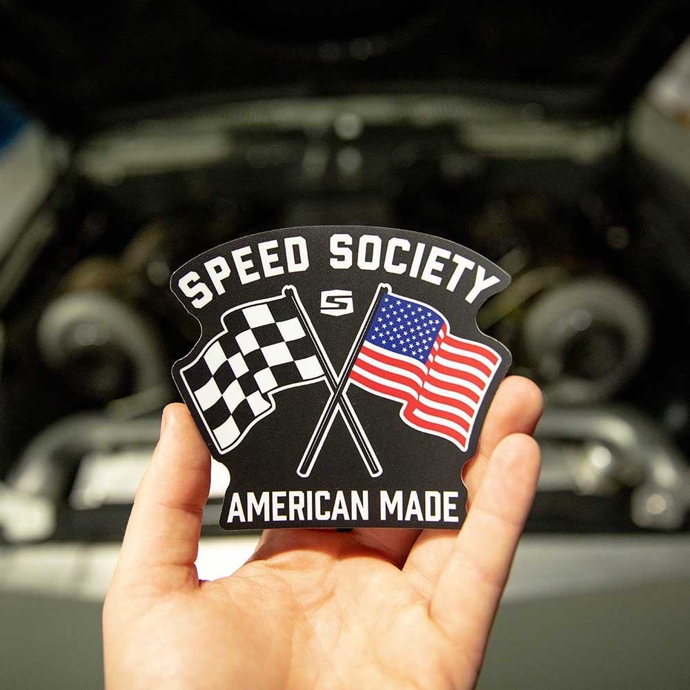 Dual Racing Flags Dual Flags Decal – Speed Society
