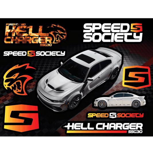 Hellcharger Sticker Sheet Limited
