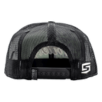 Black and green The Streets mesh-back snapback by Speed Society, alternate angle