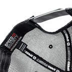 Black and green The Streets mesh-back snapback by Speed Society, alternate angle